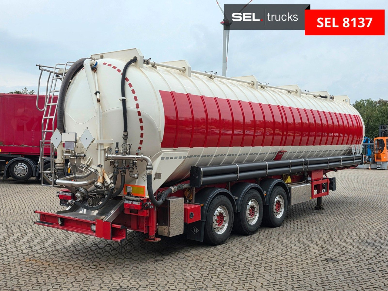 Feldbinder KIP 60.3 / Saug Druck / 60.000 l / ADR AT - Semi-reboque silo: foto 5 Feldbinder KIP 60.3 / Saug Druck / 60.000 l / ADR AT - Semi-reboque silo: foto 5