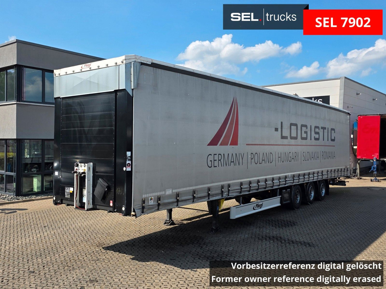 Fliegl SDS 390 X-tra Long / Mega / Long Trailer - Semi-reboque de lona: foto 1 Fliegl SDS 390 X-tra Long / Mega / Long Trailer - Semi-reboque de lona: foto 1