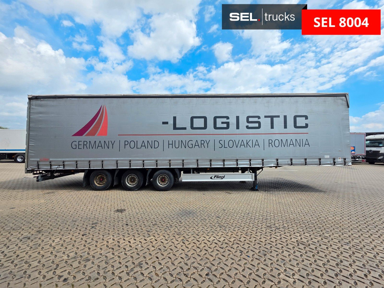 Fliegl SDS01 / Hubdach / EDSCHA / Mega / Liftachse - Semi-reboque de lona: foto 4 Fliegl SDS01 / Hubdach / EDSCHA / Mega / Liftachse - Semi-reboque de lona: foto 4