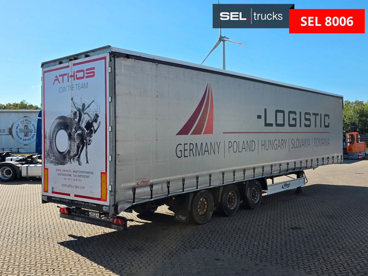 Fliegl SDS01 / Hubdach / EDSCHA / Mega / Liftachse - Semi-reboque de lona: foto 5 Fliegl SDS01 / Hubdach / EDSCHA / Mega / Liftachse - Semi-reboque de lona: foto 5