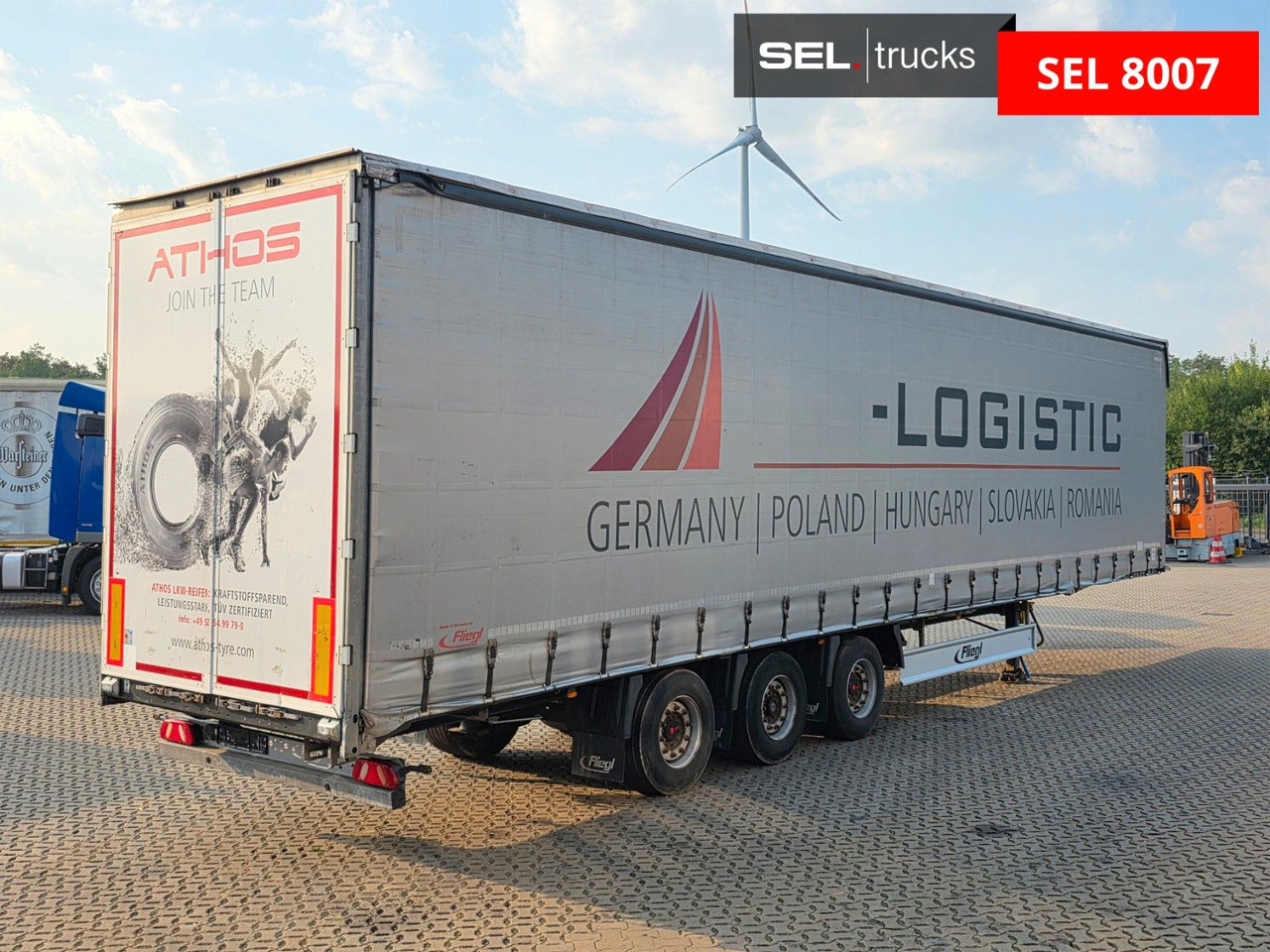 Fliegl SDS01 / Hubdach / EDSCHA / Mega / Liftachse - Semi-reboque de lona: foto 5 Fliegl SDS01 / Hubdach / EDSCHA / Mega / Liftachse - Semi-reboque de lona: foto 5