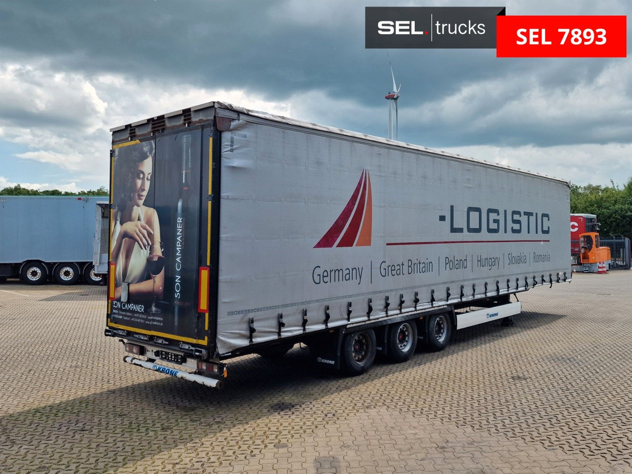 Krone SD / Hubdach / EDSCHA / Mega / Liftachse - Semi-reboque de lona: foto 5 Krone SD / Hubdach / EDSCHA / Mega / Liftachse - Semi-reboque de lona: foto 5