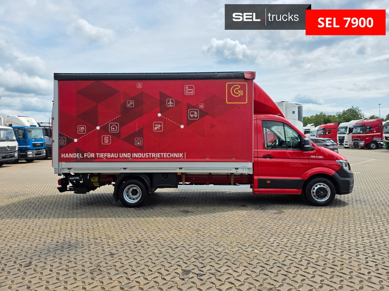 MAN TGE 5.180 / Ladebordwand / Aluklappen / 6D - Carrinha de lona: foto 4 MAN TGE 5.180 / Ladebordwand / Aluklappen / 6D - Carrinha de lona: foto 4