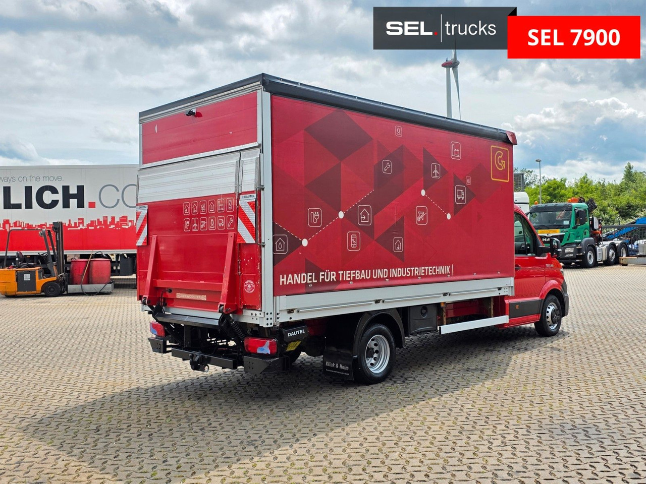 MAN TGE 5.180 / Ladebordwand / Aluklappen / 6D - Carrinha de lona: foto 5 MAN TGE 5.180 / Ladebordwand / Aluklappen / 6D - Carrinha de lona: foto 5