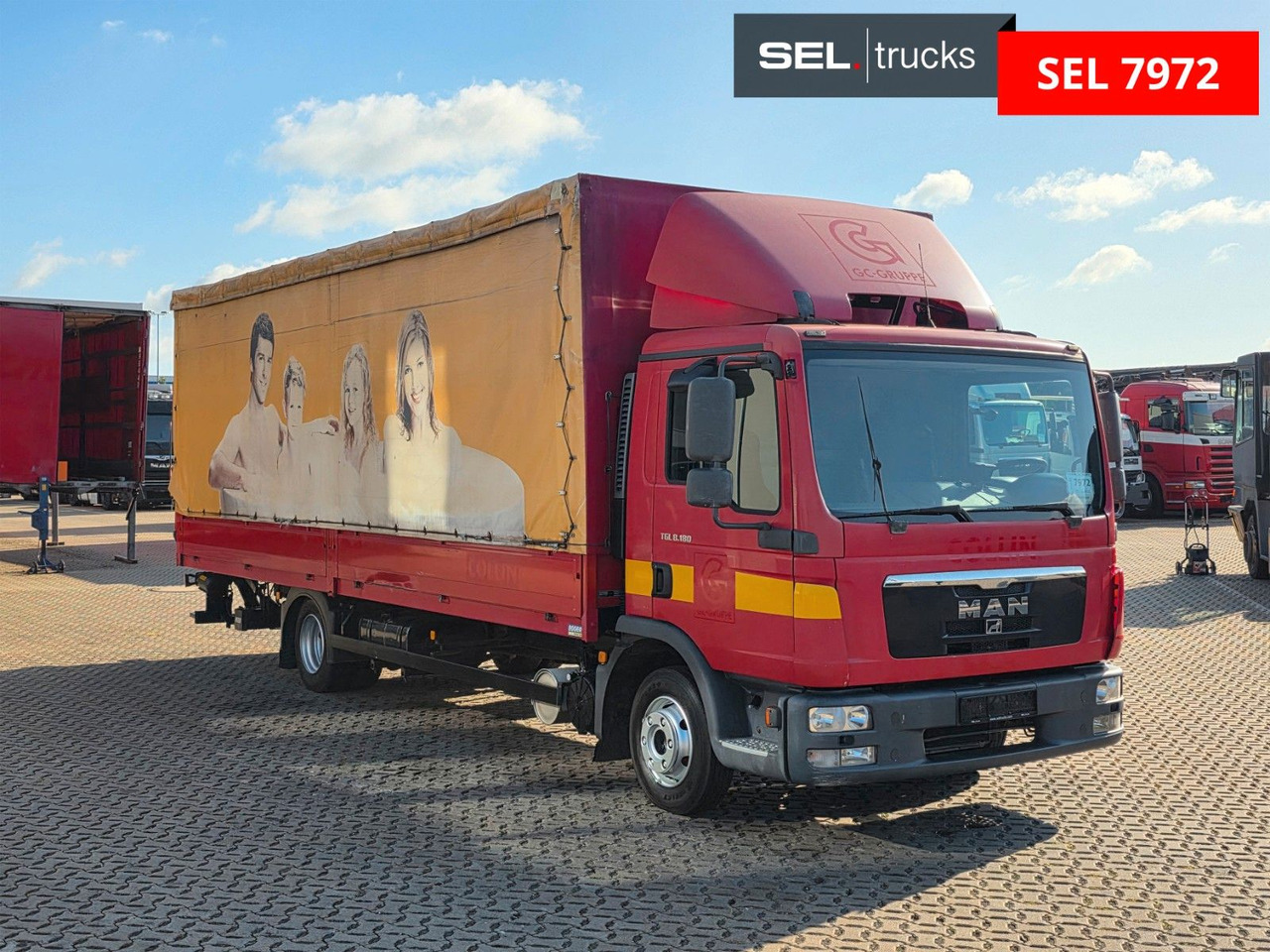 MAN TGL 8.180 4X2 BL / Ladebordwand / Rückfahrkamera - Carrinha de lona: foto 3 MAN TGL 8.180 4X2 BL / Ladebordwand / Rückfahrkamera - Carrinha de lona: foto 3
