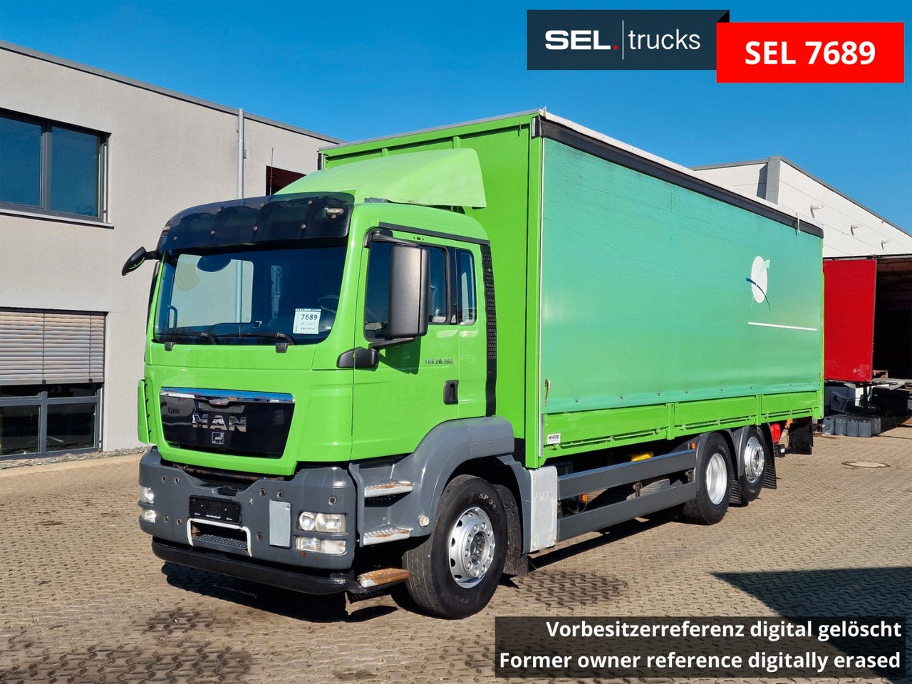 MAN TGS 26.360 6X2-2 BL / Ladebordwand / Aluklappen - Camião de lona: foto 1 MAN TGS 26.360 6X2-2 BL / Ladebordwand / Aluklappen - Camião de lona: foto 1