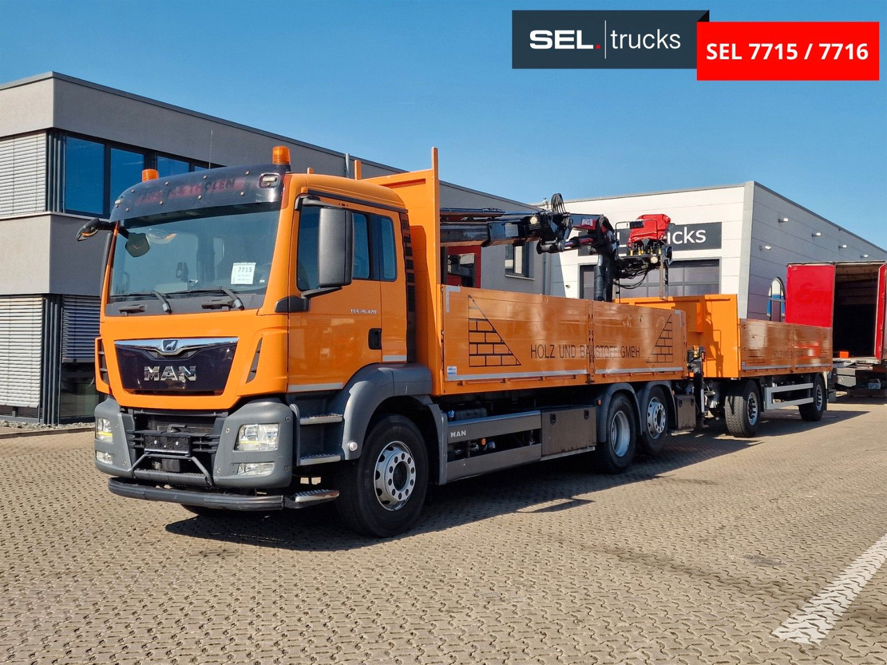 MAN TGS 26.420 6x2-4 BL / MKG HLK181/ Lenk/KOMPLETT - Camião grua: foto 1 MAN TGS 26.420 6x2-4 BL / MKG HLK181/ Lenk/KOMPLETT - Camião grua: foto 1