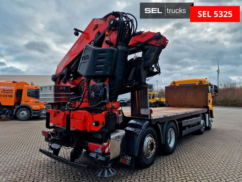 MAN TGS 35.480 8X4H-6 BL / Intarder / FASSI F560 - Camião grua: foto 5 MAN TGS 35.480 8X4H-6 BL / Intarder / FASSI F560 - Camião grua: foto 5