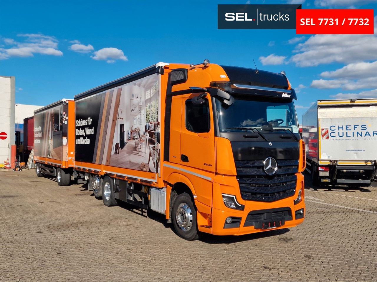 Mercedes-Benz Actros 2548 / Retarder / Aluklappen / 6E - Camião de lona: foto 3 Mercedes-Benz Actros 2548 / Retarder / Aluklappen / 6E - Camião de lona: foto 3