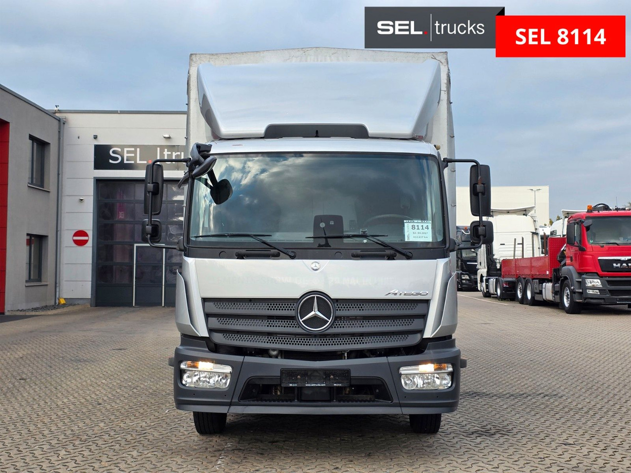 Mercedes-Benz Atego 1221 / Ladebordwand - Camião de lona: foto 2 Mercedes-Benz Atego 1221 / Ladebordwand - Camião de lona: foto 2