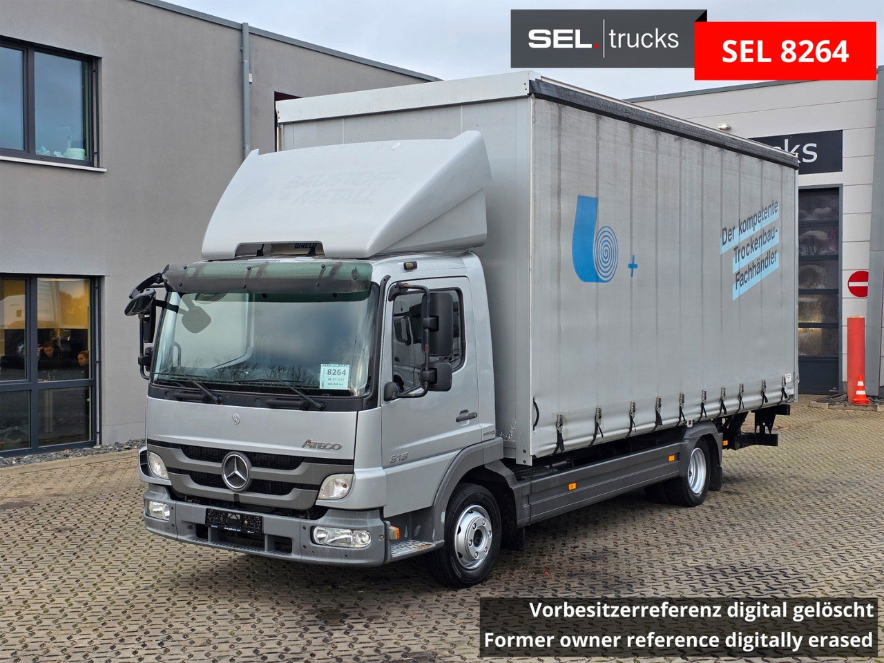 Mercedes-Benz Atego 818 / Ladebordwand - Carrinha de lona: foto 1 Mercedes-Benz Atego 818 / Ladebordwand - Carrinha de lona: foto 1