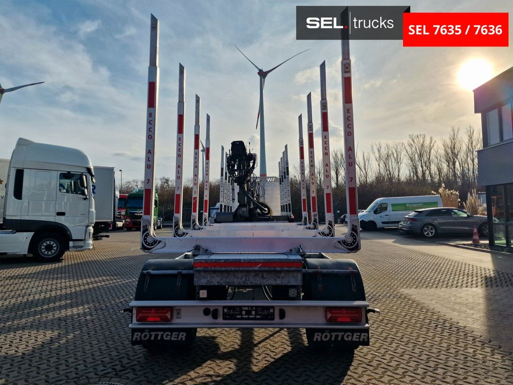 Camião de transporte de madeira, Camião grua Renault T 520 / Alu-Felgen / Euro 6D / Liftachse: foto 7