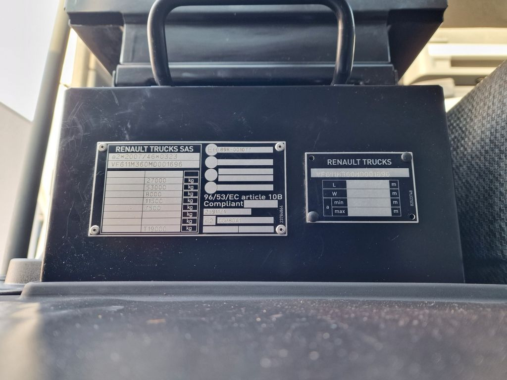 Camião de transporte de madeira, Camião grua Renault T 520 / Alu-Felgen / Euro 6D / Liftachse: foto 16