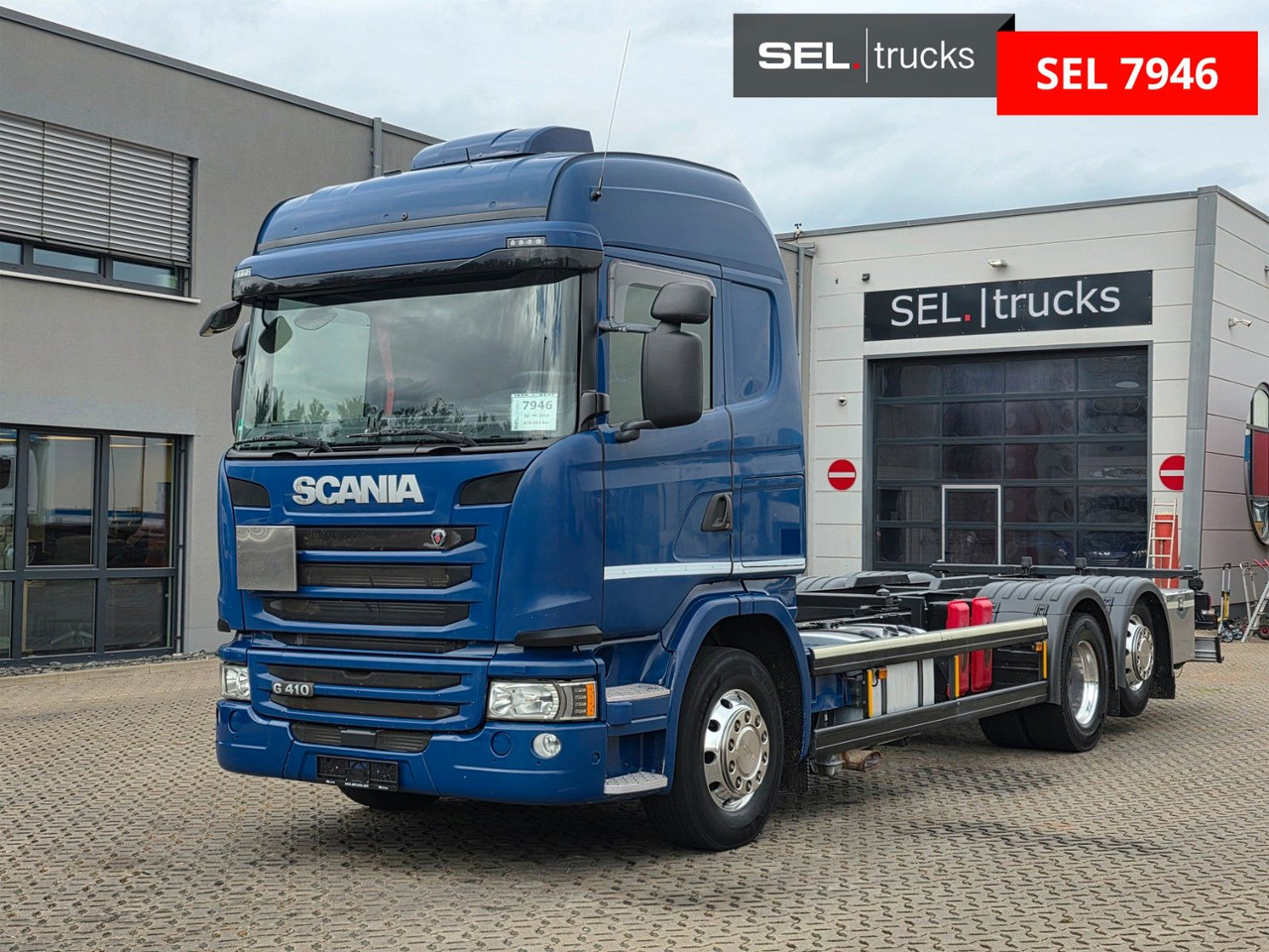 Scania G 410 LB6X2*4MNB / Retarder/PTO/ADR/Lenkachse - Camião transportador de contêineres/ Caixa móvel: foto 1 Scania G 410 LB6X2*4MNB / Retarder/PTO/ADR/Lenkachse - Camião transportador de contêineres/ Caixa móvel: foto 1