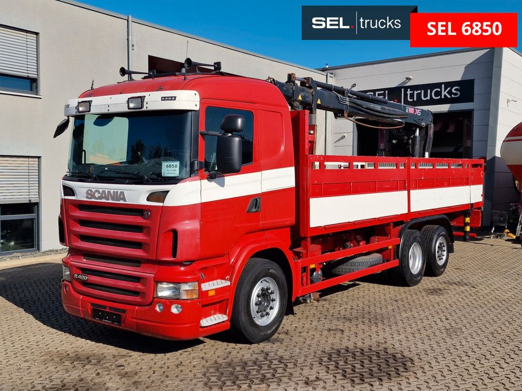Scania R 380 LB6X2*4MNA / Retarder / HIAB 166K - Camião grua, Camião de caixa aberta/ Plataforma: foto 1 Scania R 380 LB6X2*4MNA / Retarder / HIAB 166K - Camião grua, Camião de caixa aberta/ Plataforma: foto 1