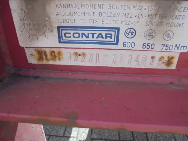 Semi-reboque transportador de contêineres/ Caixa móvel Contar B1227 LC4GU: foto 10