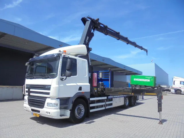 DAF CF 85 360 6X2 HIAB 477/5 NL TRUCK - Camião de caixa aberta/ Plataforma, Camião grua: foto 1 DAF CF 85 360 6X2 HIAB 477/5 NL TRUCK - Camião de caixa aberta/ Plataforma, Camião grua: foto 1