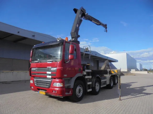 DAF CF 85 410 8X2 + 30T HAAK NL TRUCK - Camião polibenne, Camião grua: foto 1 DAF CF 85 410 8X2 + 30T HAAK NL TRUCK - Camião polibenne, Camião grua: foto 1