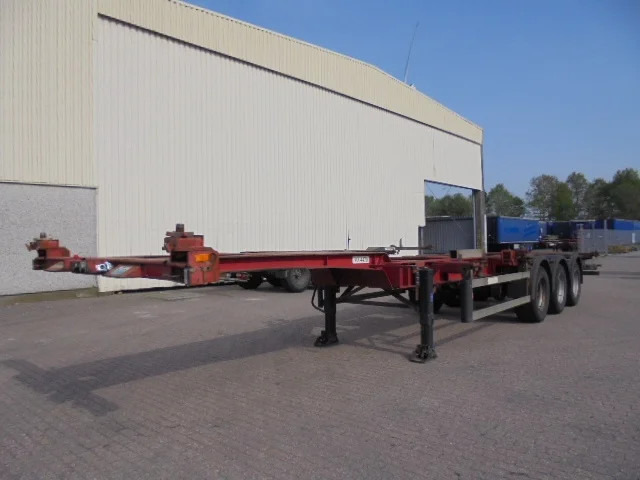 Groenewegen 40CC-16-27TUN - Semi-reboque transportador de contêineres/ Caixa móvel: foto 1 Groenewegen 40CC-16-27TUN - Semi-reboque transportador de contêineres/ Caixa móvel: foto 1