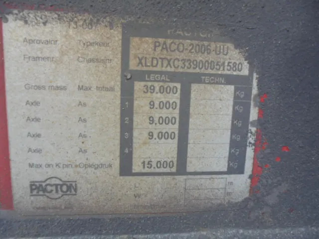 Locação financeira de Pacton T3-007 40 45 FT Pacton T3-007 40 45 FT: foto 14