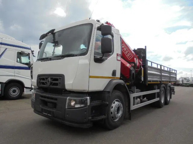 Renault 320 6X4 + FASSI F245 DEMO UNUSED - Camião de caixa aberta/ Plataforma, Camião grua: foto 1 Renault 320 6X4 + FASSI F245 DEMO UNUSED - Camião de caixa aberta/ Plataforma, Camião grua: foto 1