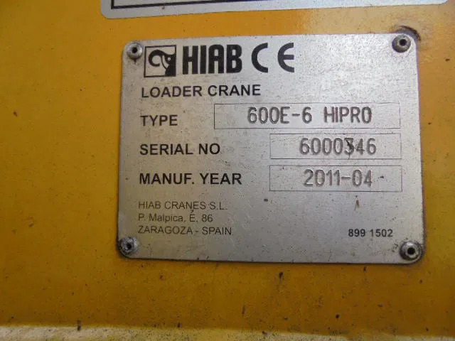 Camião furgão, Camião grua Scania R480 8X2 RETARDER: foto 8