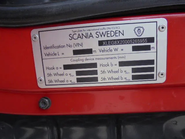 Camião furgão, Camião grua Scania R480 8X2 RETARDER: foto 13