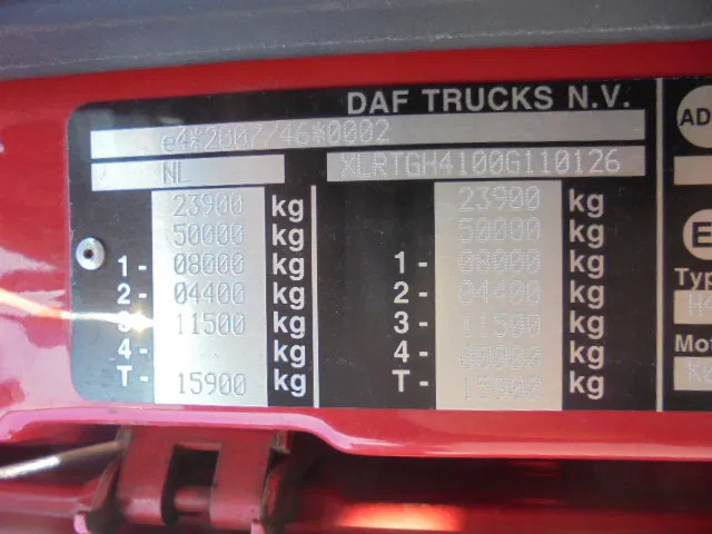 Tractor DAF XF 440 6X2 NL TRUCK: foto 20