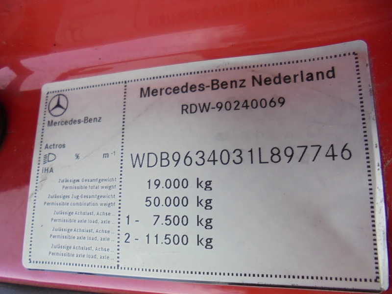 Locação financeira de Mercedes-Benz Actros 1943 Mercedes-Benz Actros 1943: foto 15