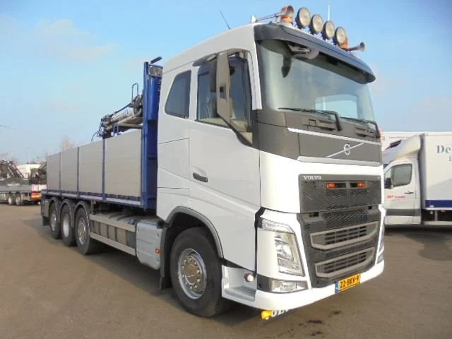 Volvo FH FH 460 8X2 - Camião de caixa aberta/ Plataforma, Camião grua: foto 5 Volvo FH FH 460 8X2 - Camião de caixa aberta/ Plataforma, Camião grua: foto 5