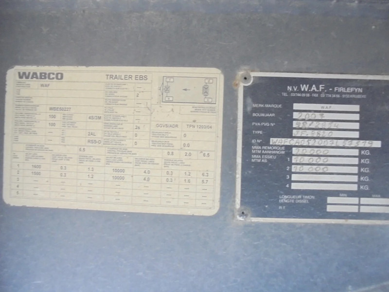 Reboque plataforma/ Caixa aberta WAF JF 9820: foto 6