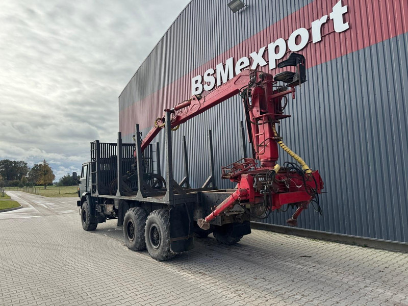 Kamaz 43101, 6x6 - Camião de transporte de madeira, Camião grua: foto 4 Kamaz 43101, 6x6 - Camião de transporte de madeira, Camião grua: foto 4
