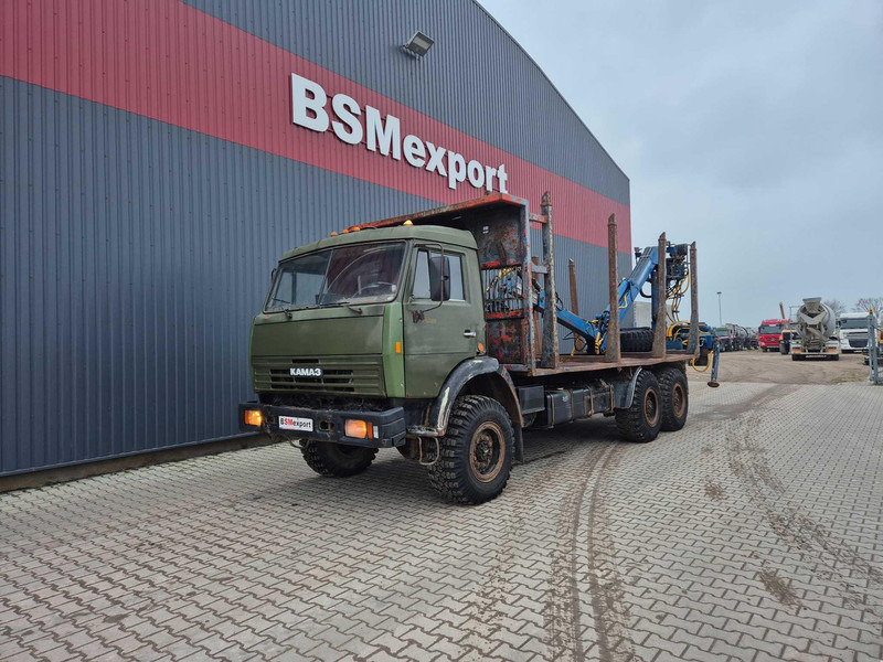 Kamaz 43101 6x6 - Camião de transporte de madeira, Camião grua: foto 3 Kamaz 43101 6x6 - Camião de transporte de madeira, Camião grua: foto 3