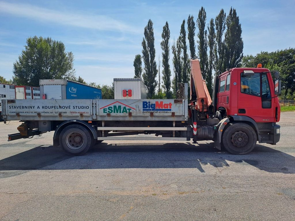 Iveco EuroCargo ML 180E21 Kran PKK12500 Iveco EuroCargo ML 180E21 Kran PKK12500 - Camião de caixa aberta/ Plataforma, Camião grua: foto 3 Iveco EuroCargo ML 180E21 Kran PKK12500 Iveco EuroCargo ML 180E21 Kran PKK12500 - Camião de caixa aberta/ Plataforma, Camião grua: foto 3