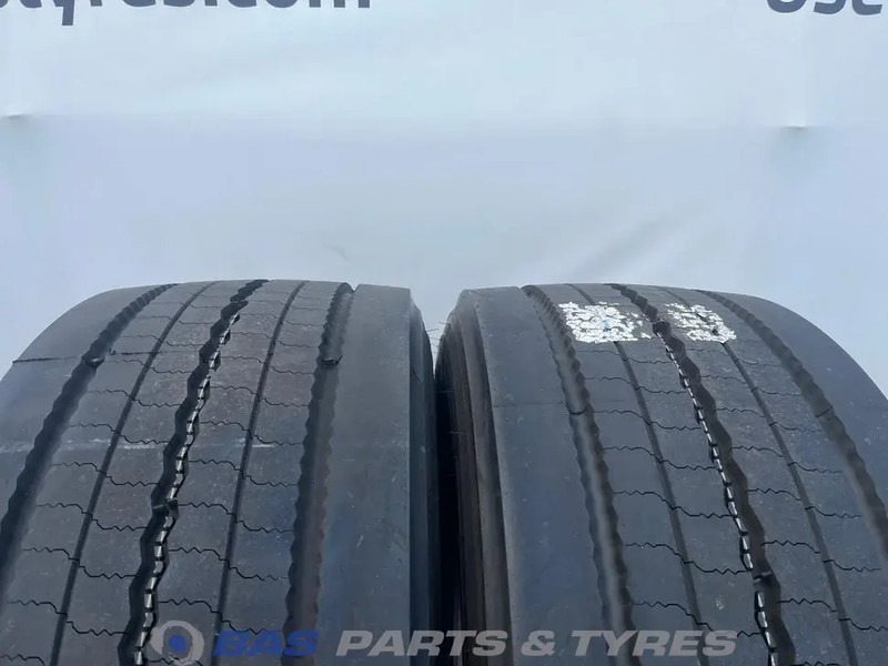 Bridgestone Bridgestone 385/55R22.5 DURAVIS R-STEER002 160/158 K M+S 3PMSF gebruikte set - Pneu para Camião: foto 2 Bridgestone Bridgestone 385/55R22.5 DURAVIS R-STEER002 160/158 K M+S 3PMSF gebruikte set - Pneu para Camião: foto 2