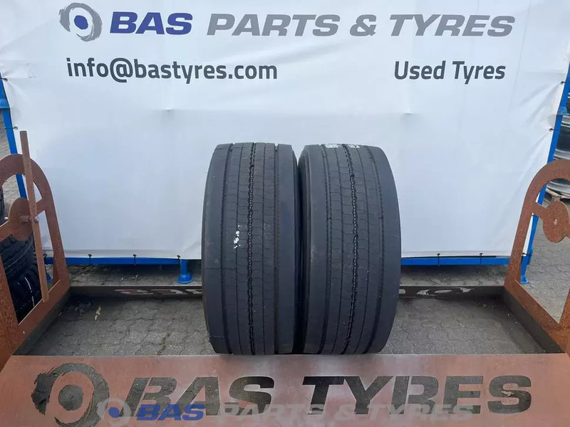 Bridgestone Bridgestone 385/55R22.5 DURAVIS R-STEER002 160/158 K M+S 3PMSF gebruikte set - Pneu para Camião: foto 1 Bridgestone Bridgestone 385/55R22.5 DURAVIS R-STEER002 160/158 K M+S 3PMSF gebruikte set - Pneu para Camião: foto 1