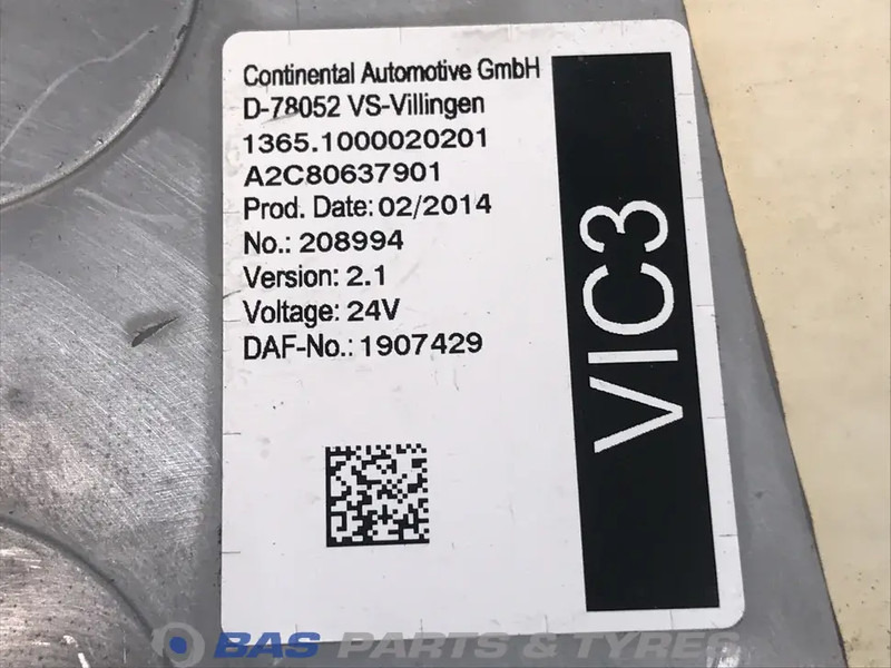 DAF Regeleenheid VIC DAF 2025292 - Centralina electrónica para Camião: foto 2 DAF Regeleenheid VIC DAF 2025292 - Centralina electrónica para Camião: foto 2