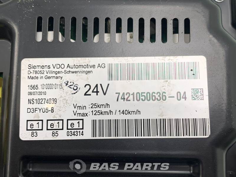 Renault Premium Euro 4-5 - Painel de instrumentos para Camião: foto 3 Renault Premium Euro 4-5 - Painel de instrumentos para Camião: foto 3