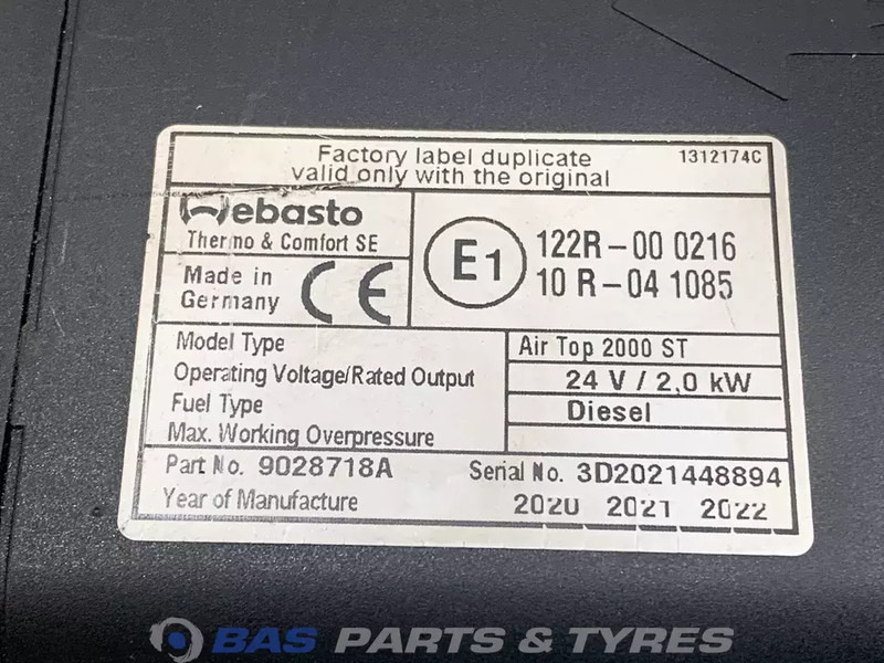 Carroceria e exterior para Camião Renault Standkachel Renault 7484521172: foto 6 Carroceria e exterior para Camião Renault Standkachel Renault 7484521172: foto 6
