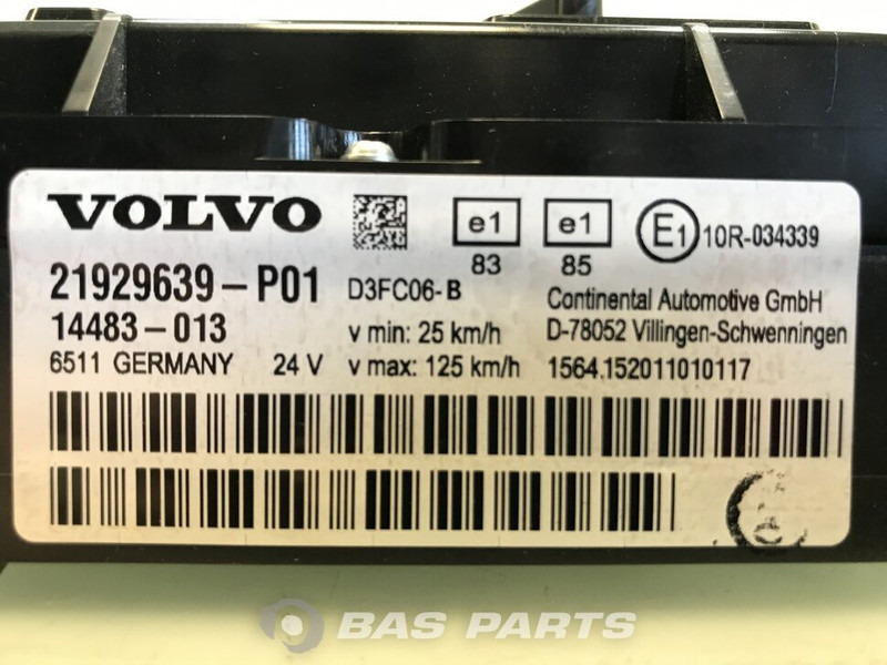 Volvo FE Euro 6 - Painel de instrumentos para Camião: foto 3 Volvo FE Euro 6 - Painel de instrumentos para Camião: foto 3
