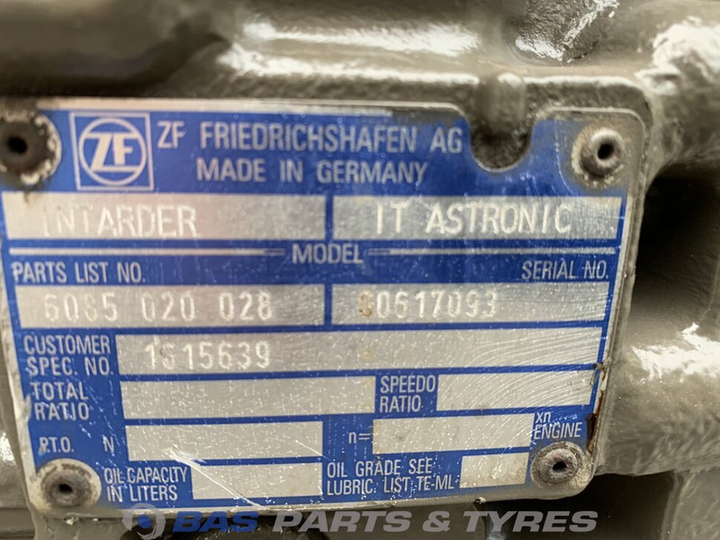 ZF XF105 DAF 12AS2131 TD AS Tronic Versnellingsbak 1801230 - Caixa de velocidade para Camião: foto 5 ZF XF105 DAF 12AS2131 TD AS Tronic Versnellingsbak 1801230 - Caixa de velocidade para Camião: foto 5