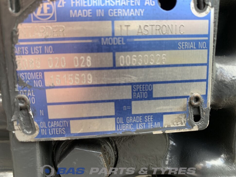 Caixa de velocidade para Camião ZF XF105 DAF 12AS2131 TD AS Tronic Versnellingsbak 1801230: foto 6