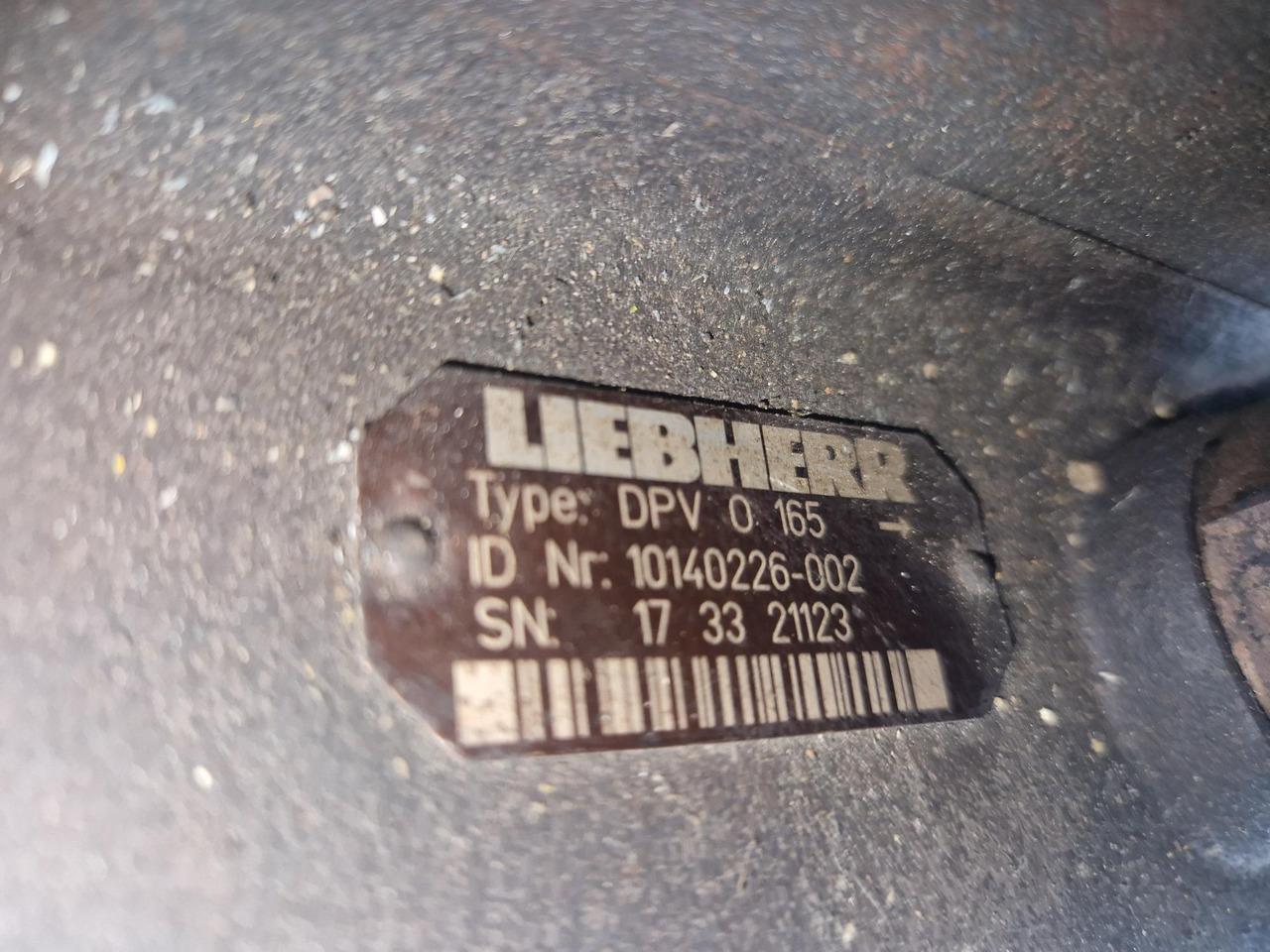 Liebherr DPV 0 165  - Bomba hidráulica para Máquina de construção: foto 2 Liebherr DPV 0 165  - Bomba hidráulica para Máquina de construção: foto 2