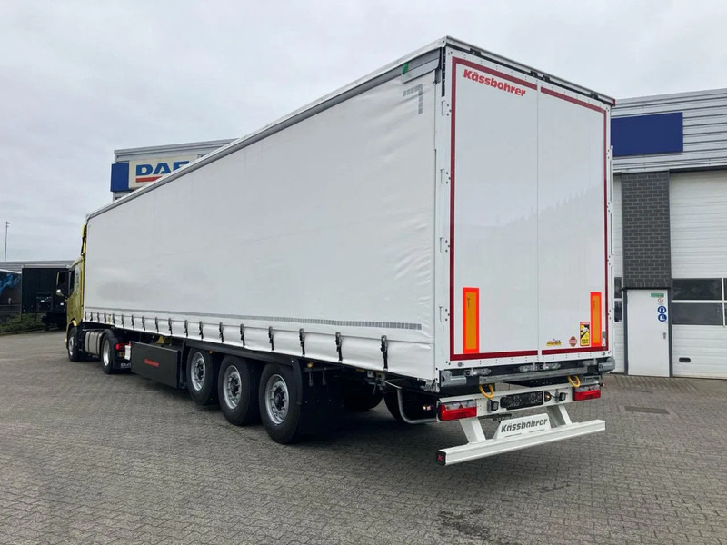 Kässbohrer SCS X+ / 90 - 12 / 27 Schuifzeilen multiplex vloer met palletkist 30 Europallets - Semi-reboque de lona: foto 5 Kässbohrer SCS X+ / 90 - 12 / 27 Schuifzeilen multiplex vloer met palletkist 30 Europallets - Semi-reboque de lona: foto 5