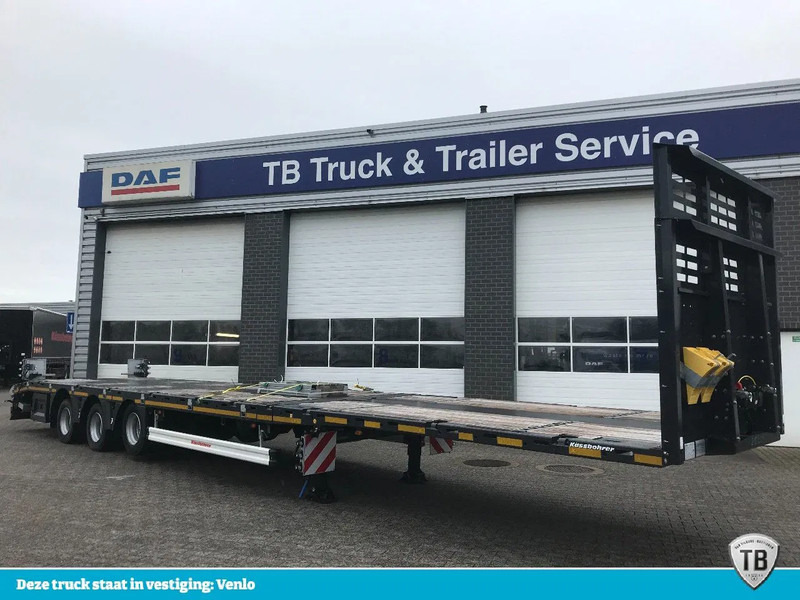 Kässbohrer SPA M 3 / 1N - 18 / 27 Uitschuifbare MEGA oplegger - Semi-reboque plataforma/ Caixa aberta: foto 2 Kässbohrer SPA M 3 / 1N - 18 / 27 Uitschuifbare MEGA oplegger - Semi-reboque plataforma/ Caixa aberta: foto 2