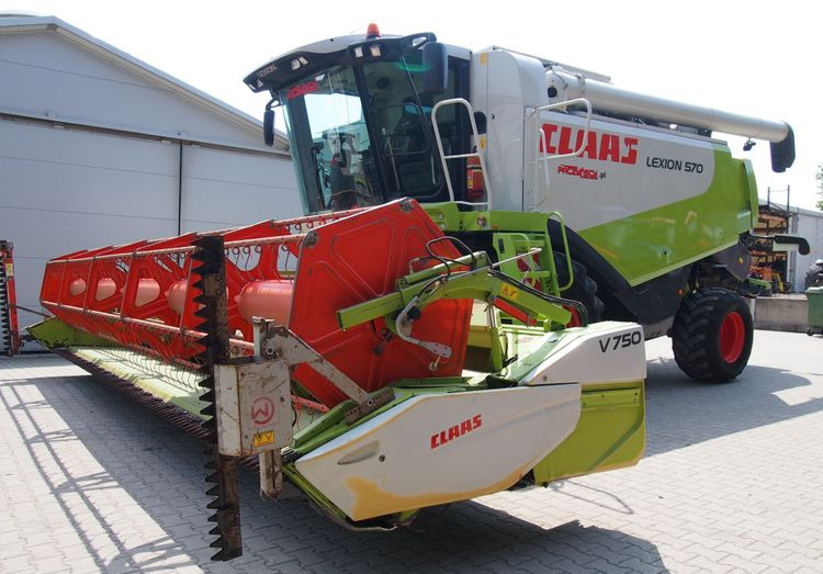 Kombajn zbożawy Claas Lexon 570 Kombajn zbożowy CLAAS LEXION 570+ heder VARIO 7,5m - Ceifeira debulhadora: foto 2 Kombajn zbożawy Claas Lexon 570 Kombajn zbożowy CLAAS LEXION 570+ heder VARIO 7,5m - Ceifeira debulhadora: foto 2