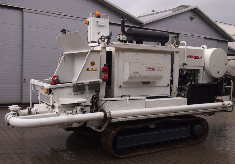 Pompa do betonu Mecbo Cartrack P4,65 APV 70bar 2009 Pompa do betonu MECBO P4,65 na gąsienicach - Bomba de betão estacionária: foto 1 Pompa do betonu Mecbo Cartrack P4,65 APV 70bar 2009 Pompa do betonu MECBO P4,65 na gąsienicach - Bomba de betão estacionária: foto 1