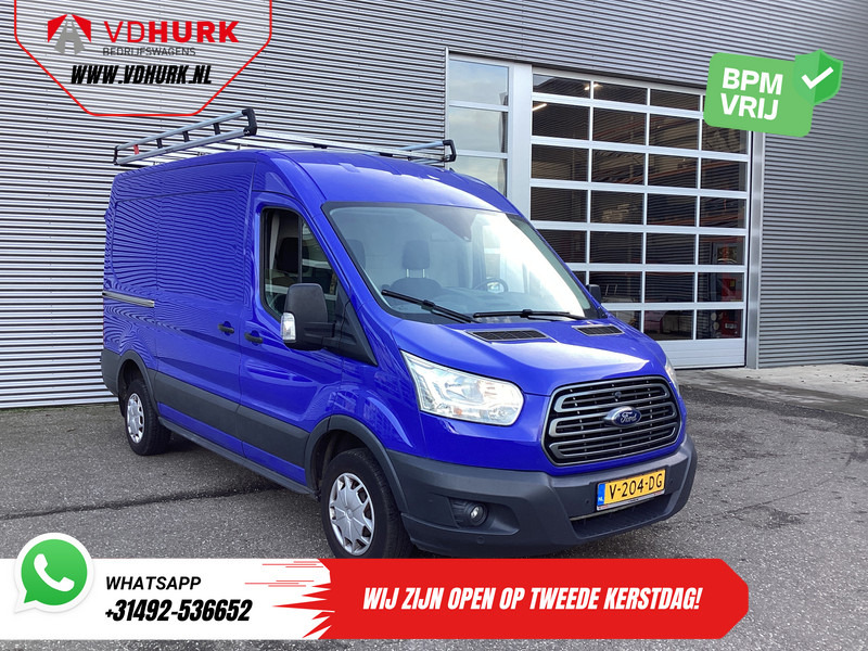 Ford Transit 2.0 TDCI 130 pk L2H2 Trend NL Auto/ 2xSchuifdeur/ Imperaal + Ladder/ Inrichting/ Cruise/ Camera/ Trekhaak/ PDC/ Airco - Furgão compacto: foto 1 Ford Transit 2.0 TDCI 130 pk L2H2 Trend NL Auto/ 2xSchuifdeur/ Imperaal + Ladder/ Inrichting/ Cruise/ Camera/ Trekhaak/ PDC/ Airco - Furgão compacto: foto 1