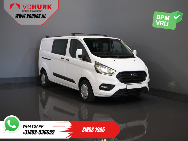 Ford Transit Custom 2.0 TDCI L2 Trend DC Dubbel Cabine BPM VRIJ! Stoelverw./ Carplay/ 2.7t Trekverm./ Navi/ PDC/ Cruise - Furgão compacto, Carrinha cabine dupla: foto 1 Ford Transit Custom 2.0 TDCI L2 Trend DC Dubbel Cabine BPM VRIJ! Stoelverw./ Carplay/ 2.7t Trekverm./ Navi/ PDC/ Cruise - Furgão compacto, Carrinha cabine dupla: foto 1