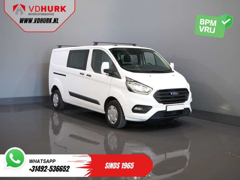 Ford Transit Custom 2.0 TDCI L2 Trend DC Dubbel Cabine BPM VRIJ! Stoelverw./ Carplay/ 2.7t Trekverm./ Navi/ PDC/ Cruise - Furgão compacto, Carrinha cabine dupla: foto 1 Ford Transit Custom 2.0 TDCI L2 Trend DC Dubbel Cabine BPM VRIJ! Stoelverw./ Carplay/ 2.7t Trekverm./ Navi/ PDC/ Cruise - Furgão compacto, Carrinha cabine dupla: foto 1